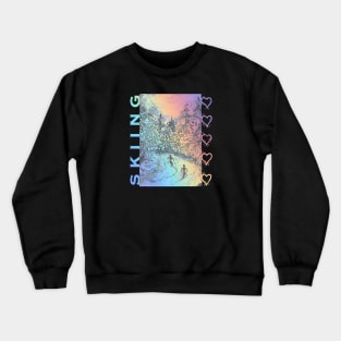 Skiing Love Crewneck Sweatshirt